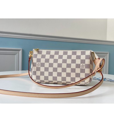 Lv Pochette Accessoires damier azur 13x4x22cm