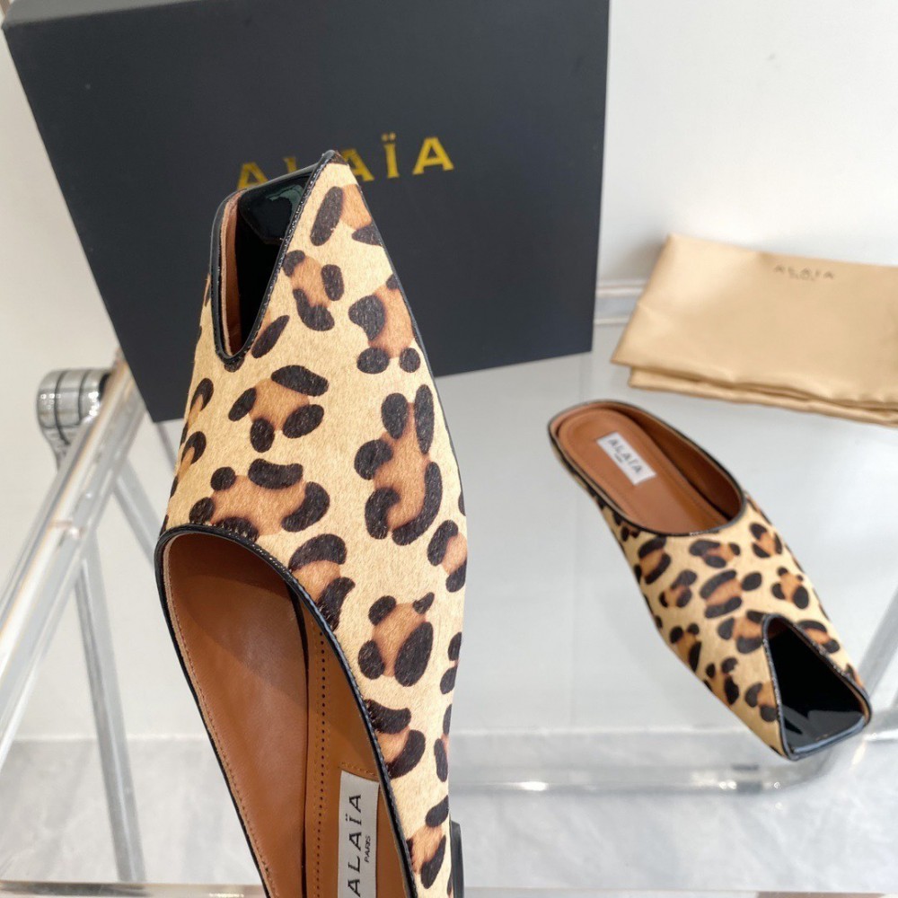 Alaia open mules leather 100% 35-42 Shoes
