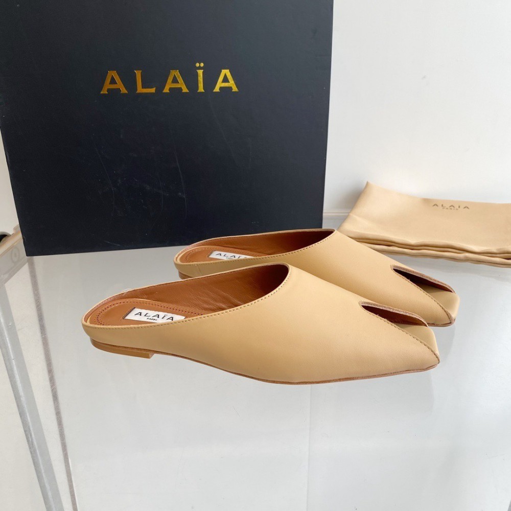 Alaia open mules leather 100% 35-42 Shoes