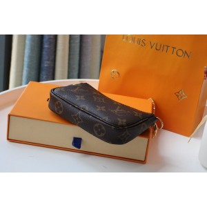 Lv Mini Pochette Accessories 15.5x10.5x4cm monogram Bags