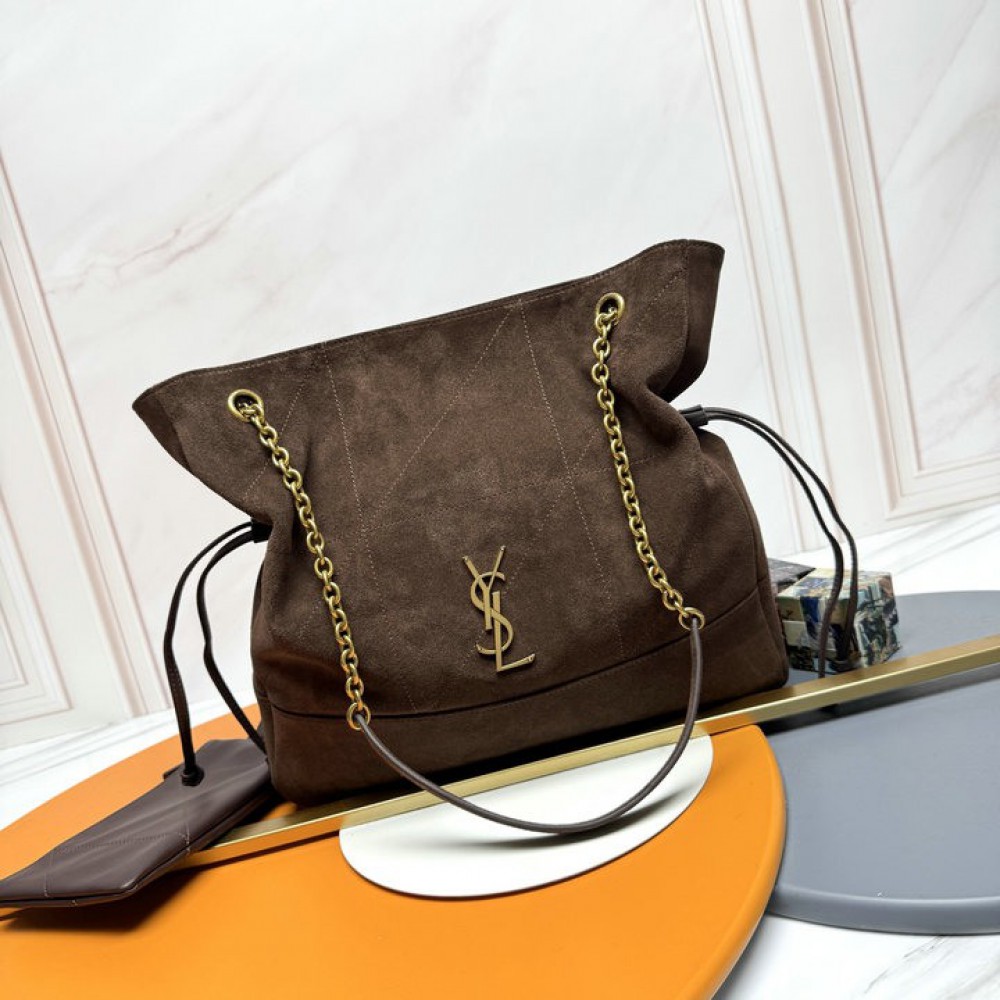 Ysl Jamie shopping bag in suede leather 100% 35x35x10cm 