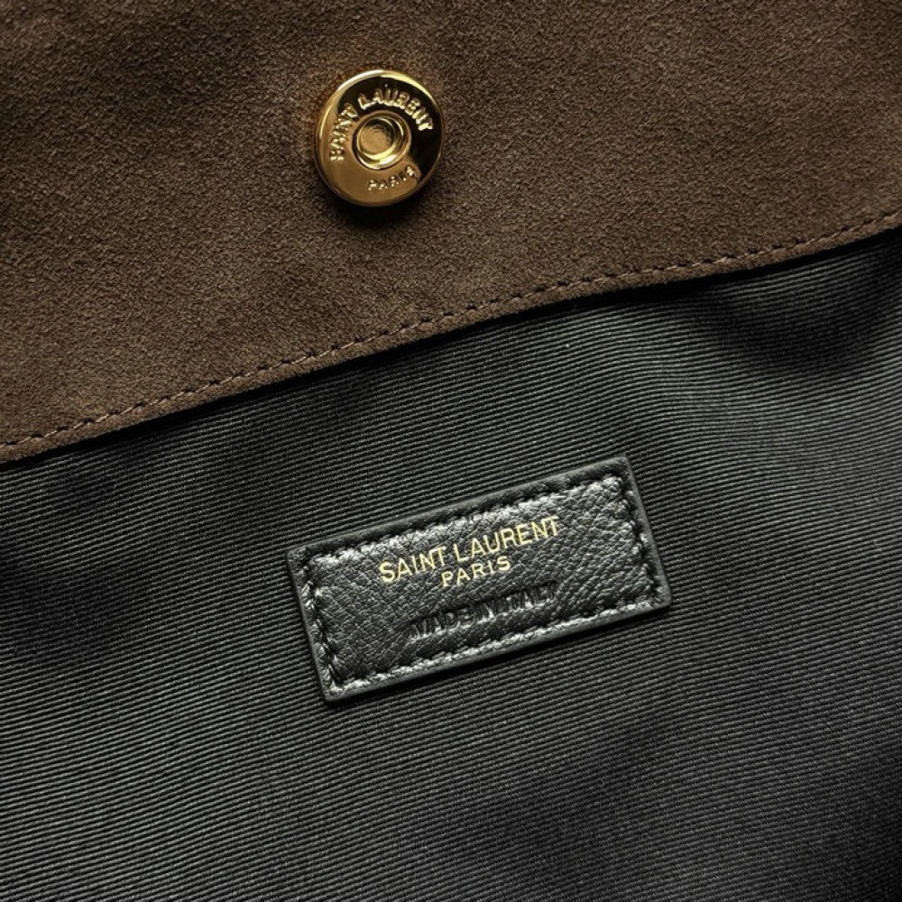 Ysl Jamie shopping bag in suede leather 100% 35x35x10cm 